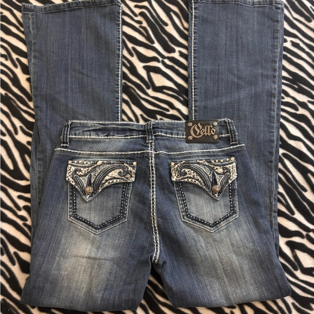 Cello bootcut low rise jeans